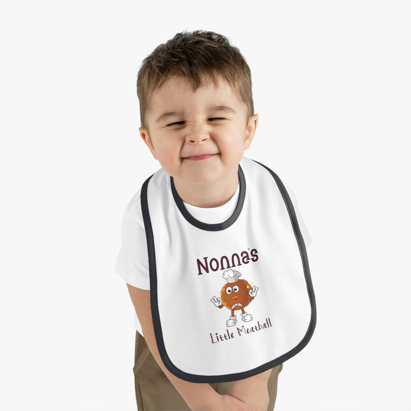 Noona's Little Meatball Baby Bib