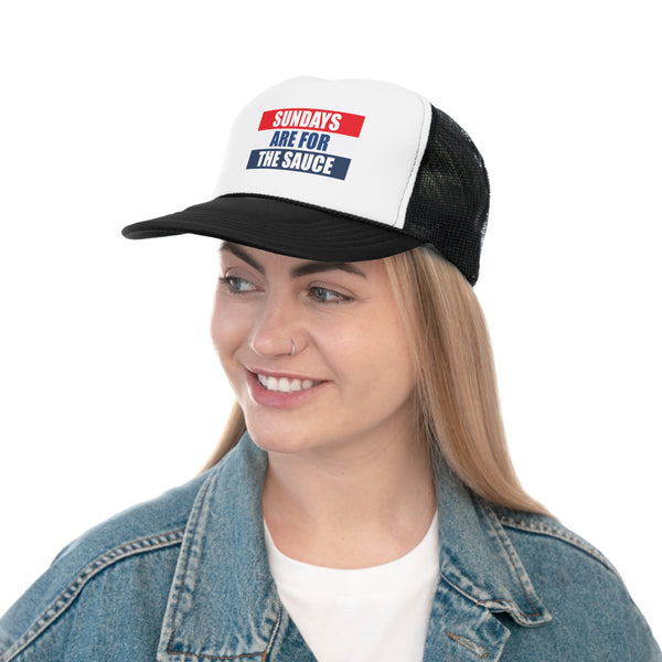 Sundays Are For The Sauce Trucker Cap